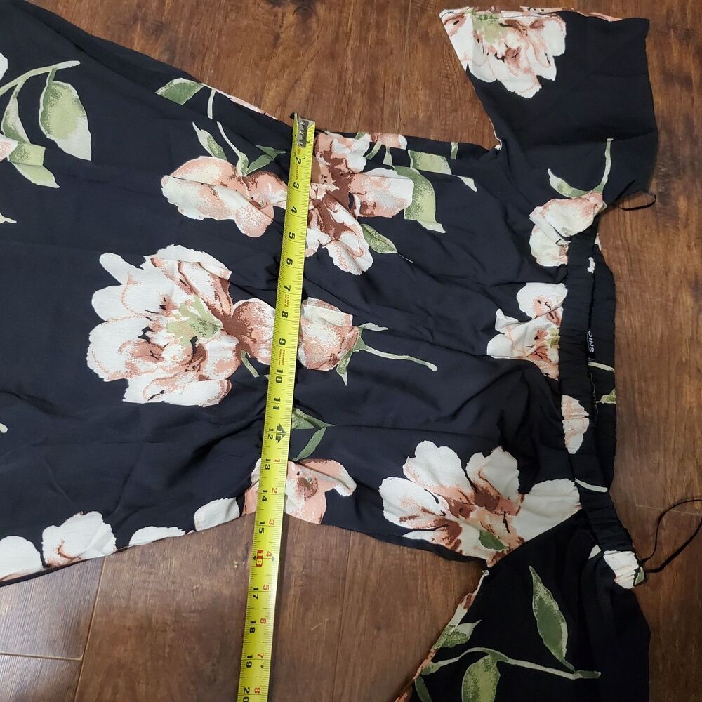 YOINS Your Inspiration Off the Shoulder floral dress Size XL. SKU#A-121 - Picture 16 of 16